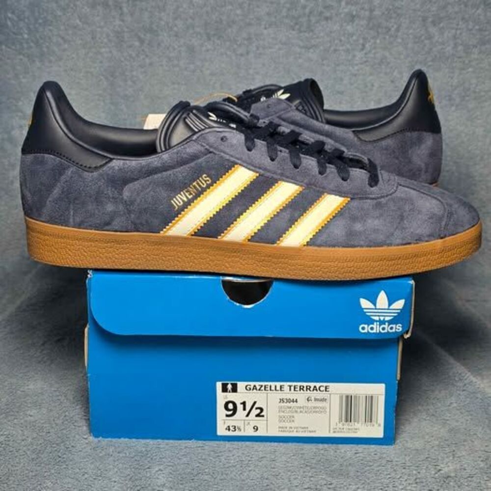 Adidas Gazelle Terrace Juventus Navy Blue Mens US 9.5 or Womens 10.5